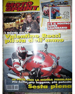 Moto Sprint  N.51-52  2001: Honda Fireblade, Piaggio X9 500 SL    FF10
