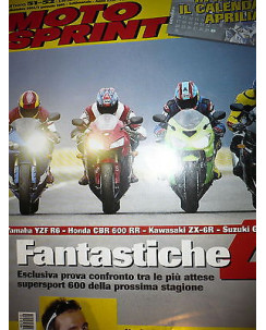 Moto Sprint  N.51-52  2004:Honda CBR 600 RR,Kawasaki ZX-6R,Yamaha DT 125 RE FF10