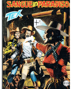 Tex 568 prima edizione - sangue in paradiso -  ed.Bonelli  