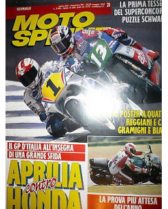Moto Sprint  N.21  '92:Honda CBR 900 RR, Honda 125 Raiden,Yamaha TZ 250 '92 FF09