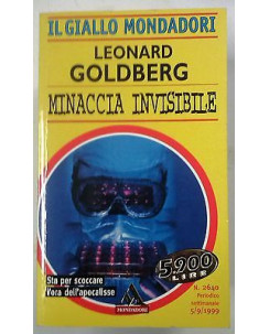 Leonard Goldberg: Minaccia invisibile N. 2640 Il Giallo Mondadori A53