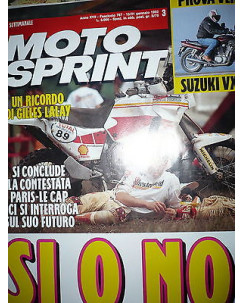 Moto Sprint  N.3  '92:Suzuki VX 800, Honda CR 125 e CR 250     FF09