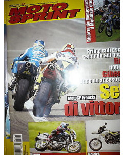 Moto Sprint  N.21  2003 :Gilera 50 Supermotard,Ducati Monster S4 R    FF10