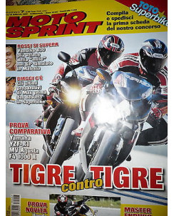 Moto Sprint  N.7  2007:Honda Hornet,MV Agusta F4 1000 R,Yamaha YZF R1    FF10