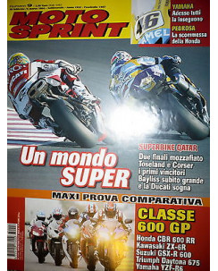 Moto Sprint  N.9  2006:Honda CBR 600 RR, Kawasaki ZX-6R,Suzuki GSX-R 600    FF10