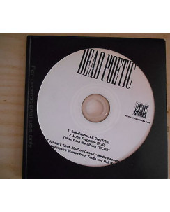 CD9 69 Dead Poetic: Self-Destruct & Die / Long Forgotten [Promo 2 tracks CD]