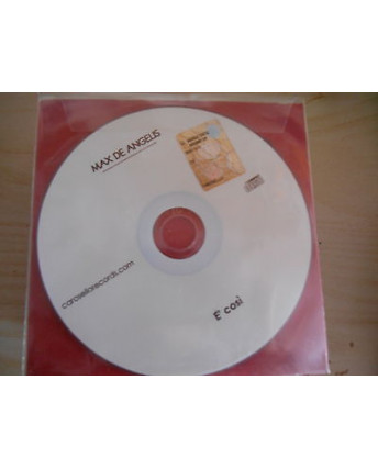 CD11 97 Max De Angelis: E' così [CD Raro Promo 1 tracks]