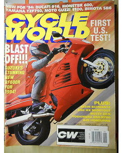 Cycle World: Ducati 916-Monster 600-Yamaha YZF750  Rivista americana FF04