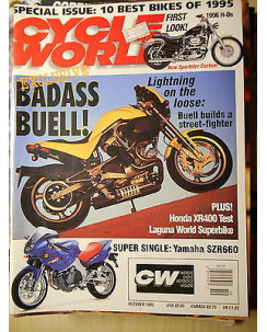 Cycle World:Yamaha SZR660-Honda XR400 Test Rivista americana FF04