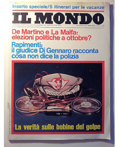 Il Mondo n. 25 19 giu 1975 * De Martino - La Malfa - Di Gennaro - FF08