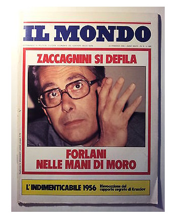 Il Mondo n.9 26 feb 1976 *Zaccagnini si defila-Forlani nelle mani di Moro - FF08