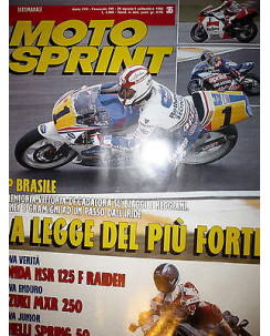 Moto Sprint  N.35  '92:Honda NSR 125 F Raiden, Suzuki MXR 250  FF09