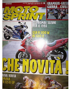Moto Sprint  N.36  '92:Suzuki GSX-R 1100 e GSX-R 600, Aprilia Climber  FF09