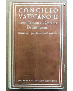 CONCILIO VATICANO II Constituciones. Decretos. Declaraciones Spagnolo [RS] A50