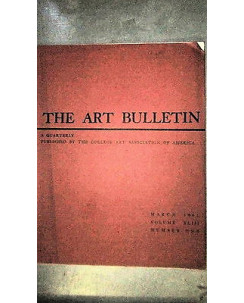 The Art Bulletin- Inglese - Ill.to - 1961 - Vol. XLIII n. 1  FF11RS