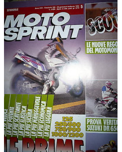 Moto Sprint  N.5  '92:Moto Guzzi Daytona 1000,Suzuki DR 650 RSE    FF09