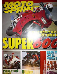 Moto Sprint  N.51  '92:Bimota Dieci Biposto, BMW R 1100 RS,Suzuki RF 600 R  FF09
