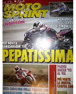 Moto Sprint  N.52  '92:Triumph Daytona 1200, Kawasaki ZXR 750/750R   FF09