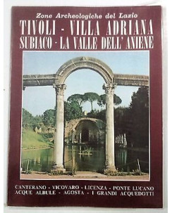 Zone Archeologiche del Lazio: Tivoli Villa Adriana Subiaco - Ed. Il Turismo FF10