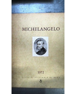 Michelangelo: calendario 1972 - Cassa Risparmio Roma FF12RA