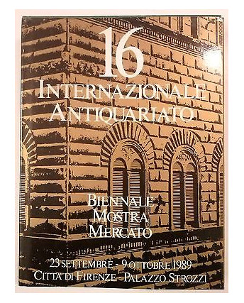 16 Internazionale Antiquariato Biennale Mostra Mercato 1989 C. R. Firenze FF02