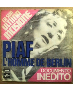 Edith Piaf: L'Homme de Berlin - EMI * 45 Giri