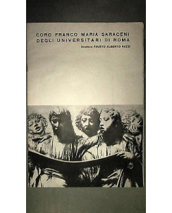 Fausto Alberto Razzi: Coro Franco Maria Saraceni Uni. Studi Roma [RS] A48