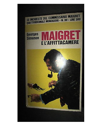 G.Simenon: Maigret e l'affittacamere Le inchieste n. 30 Mondadori [RS] A38 