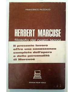 Francesco Nuzzaco: Herbert Marcuse Filosofo dei nostri tempi Picar [RS] A40