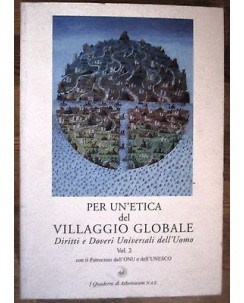 Per un'etica del Villaggio Globale Vol. 2 Ed I quaderni di Athenaeum [RS] A53