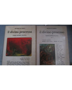 Antonio De Marco: Il divino processo Vol. I e II Edizioni Ages [RS] A36