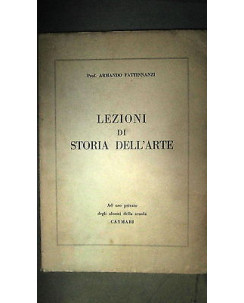 Armando Fattinnanzi: Lezioni di Storia dell'Arte Ed. Pioda A04