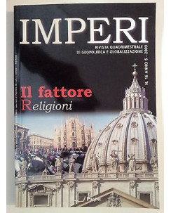 Imperi n. 16 Il fattore Religioni Ed. Pagine 2009 A08