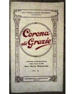 F. Maccono: Corona di Grazie Vol. II ed. 1932 Ed. Gattiglia [RS] A53