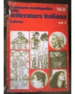Dizionario Enciclopedico della Letteratura Italiana Vol. 4 Ed. Laterza [RS] A54