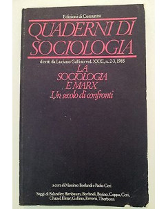 La Sociologia e Marx Un Secolo di Confronti Quaderni di Sociologia A12 [RS]