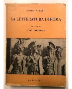 Vitali: La letteratura di Roma l'età Imperiale Vol. II Ed. Garzanti A13