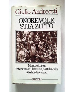 Giulio Andreotti: Onorevole stia zitto ed. Rizzoli [RS] A33