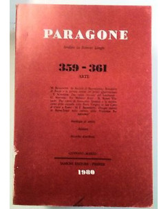 Paragone N. 359-361 Arte Buonaccorso Spinazzi Burne-Jones Ed. Sansoni A44