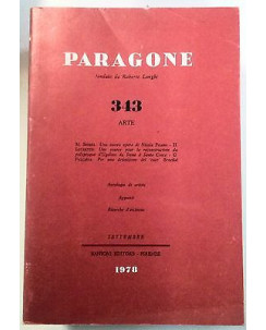 Paragone N. 343 Arte Seidel Pisano Gandolfi Ed. Sansoni A44