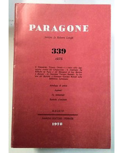 Paragone N. 339 Arte Ginzburg Padovani Stagni Ed. Sansoni A44