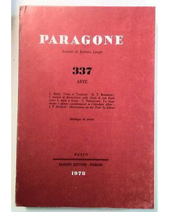 Paragone N. 337 Arte Berti Benedetti Pizzoruso Ed. Sansoni A14