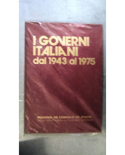 I Governi Italiani 1943-1975 Presidenza del Consiglio dei Ministri [RS] A56