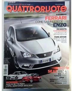 Quattroruote N. 680 Giugno 2012: Seat Ibiza  Kia Cee'd  Toyota Yaris  Bmw Z4