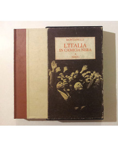 Montanelli: L'Italia in Camicia Nera con cofanetto ed. Rizzoli 1976 A30