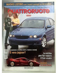 Quattroruote N. 548 Giugno 2001: Jaguar X-Tipes  La nuova Ferrari 