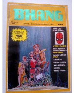 Bhang Rivista n° 04 Anno I Luglio 90(Hulk/L'uomo ragno/Roachmill) Ed. Mbp FU03