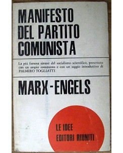 Manifesto del Partito Comunista: Marx, Engels Ed. Riuniti A55