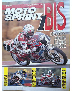 MOTO SPRINT   n.35  28ago/3set  1991   Capirossi-Yamaha-Bimota test     [SR]