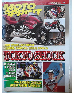 MOTO SPRINT   n.44  3/9nov  1993   Honda-Kawasaki-Suzuki-Yamaha    [SR]